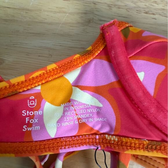 Stone Fox Swim Lei Lei Conch Bikini Top Size XS - Picture 4 of 6